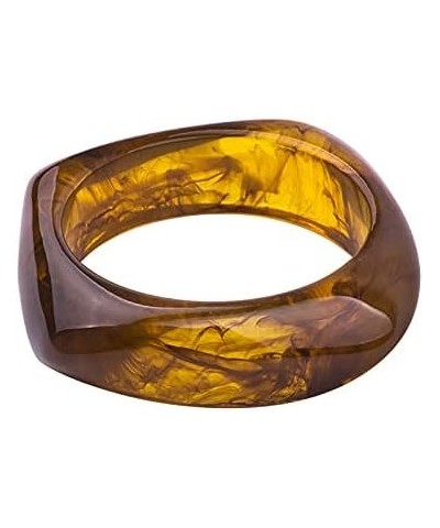 Colorful Resin Irregular Bangle Wrap Bracelet Wristbands Tortoiseshell Acetate Plate Cuff Bracelet Retro Wide Irregular Geome...