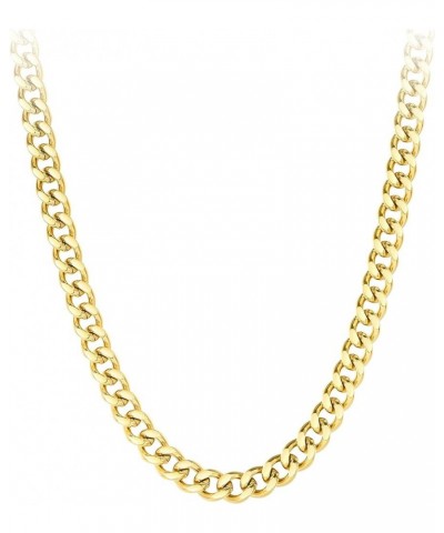 Chunky Twisted Rope Cuban Link Chain Necklaces18K Gold Plated Necklace for Women Men gift… EF-P203112 $15.00 Necklaces