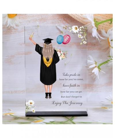 Graduation Gifts for Her Class of 2024 for College University Graduate Desk Sign Inspirational Gift for Women Girls Daughter ...