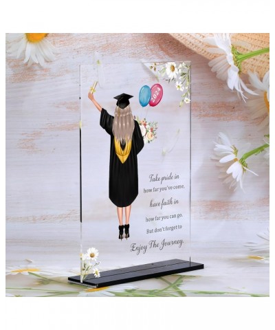 Graduation Gifts for Her Class of 2024 for College University Graduate Desk Sign Inspirational Gift for Women Girls Daughter ...