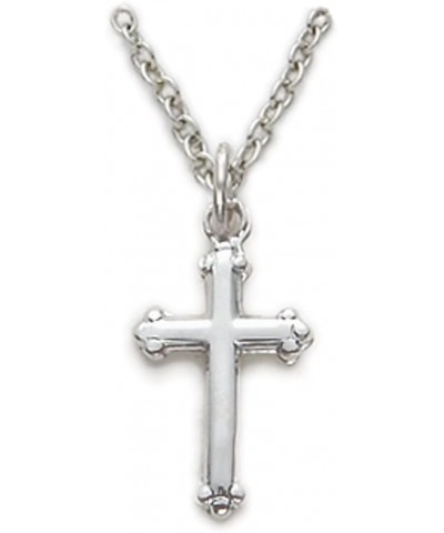 True Faith Jewelry Sterling Silver Cross Pendants Necklace Religious Jewelry Budded Ends $51.45 Necklaces