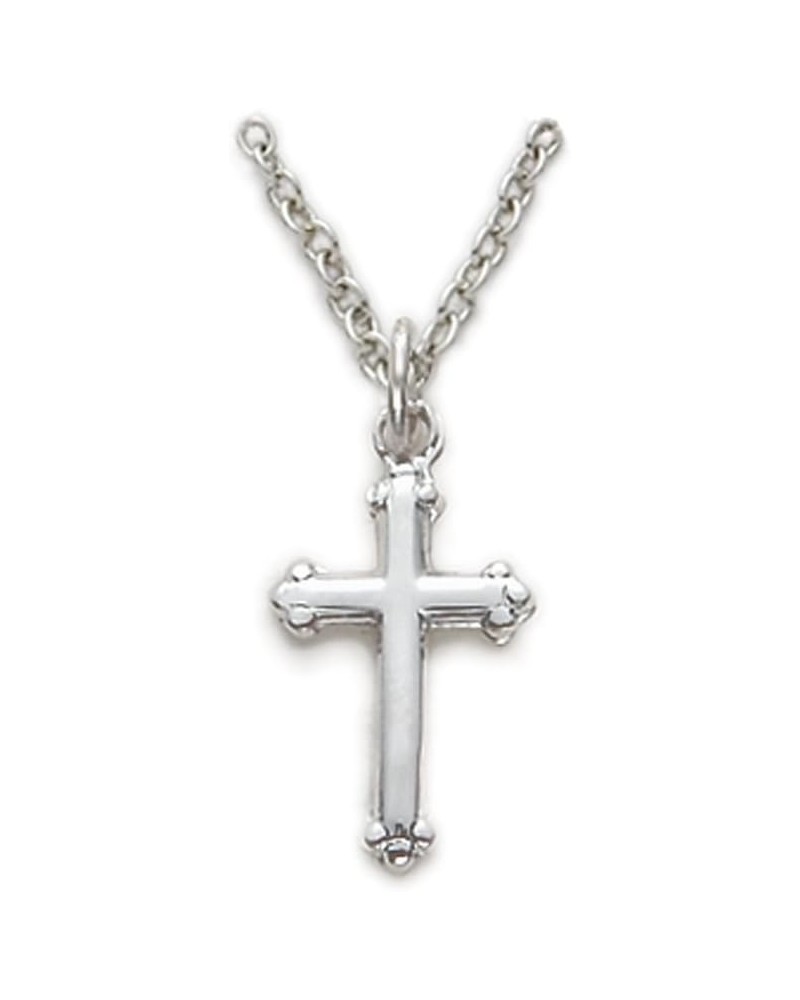 True Faith Jewelry Sterling Silver Cross Pendants Necklace Religious Jewelry Budded Ends $51.45 Necklaces