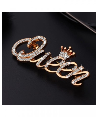 Queen Crown Brooch Pins for Women Girls gold $5.00 Brooches & Pins