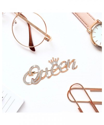 Queen Crown Brooch Pins for Women Girls gold $5.00 Brooches & Pins